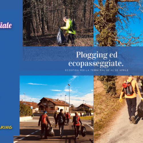 Plogging ed ecopasseggiate. Ecosfida per la terra dal 22 al 25 aprile