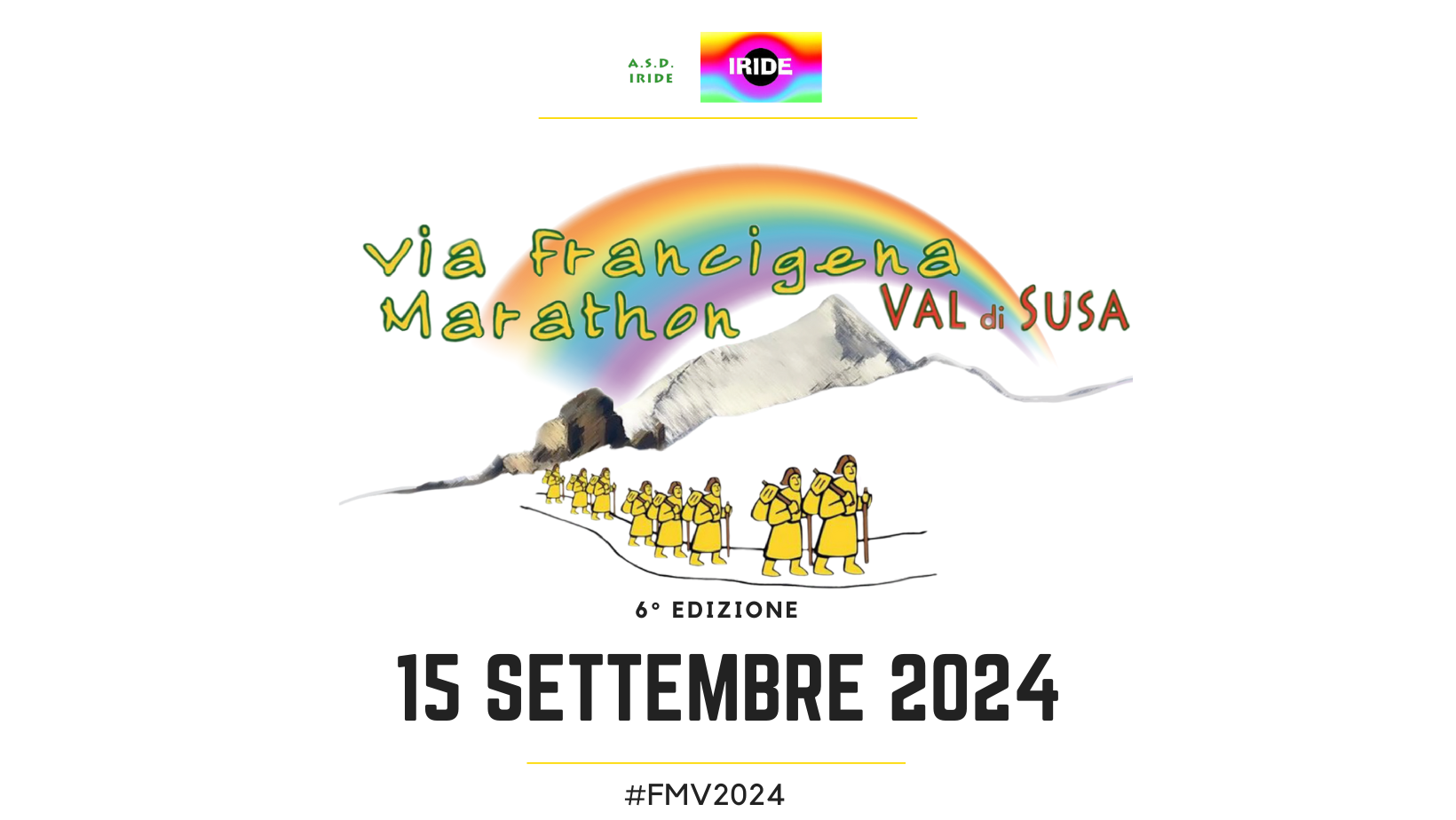 Via Francigena walking Marathon 2024 in Valle di Susa